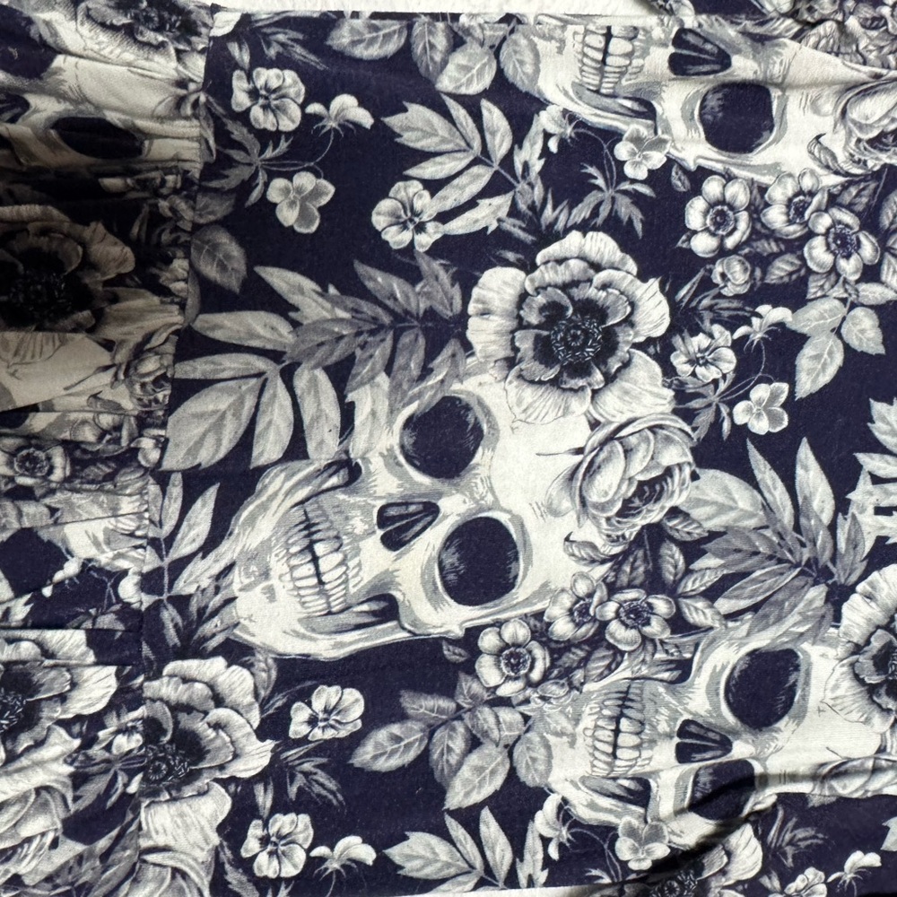 Bums & Roses Skull Ruffle Dress - Picture 2 of 4